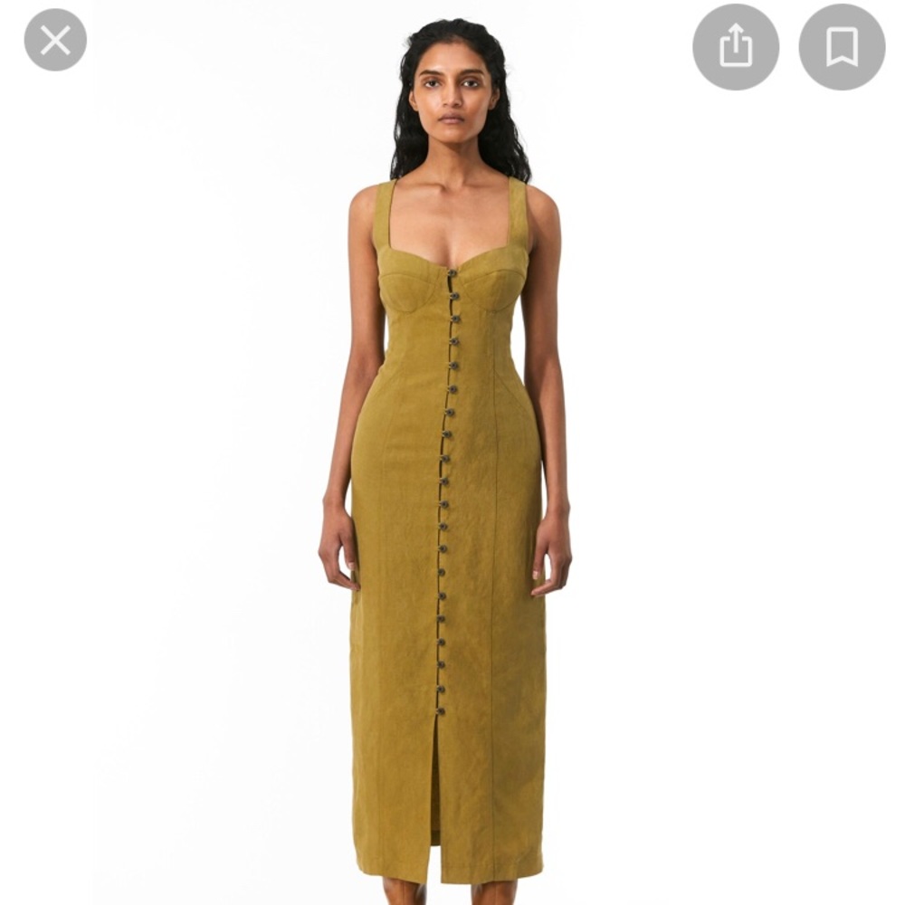 Mara Hoffman Angelica dress in olive